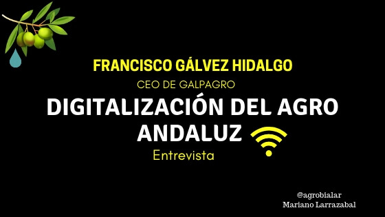Digitalización del Agro Andaluz. Entrevista a Francisco Gálvez Hidalgo. CEO de Galpagro