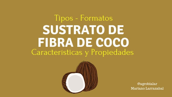 Sustrato de Fibra de Coco. Tipos, Formatos, Características y Propiedades