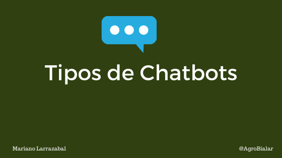 Tipos de Chatbots