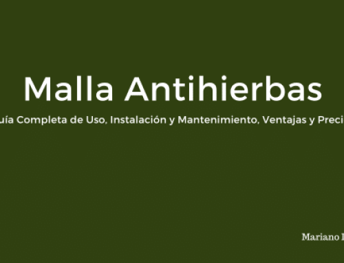Malla Antihierbas: Guía Completa de Uso, Instalación y Mantenimiento, Ventajas y Precios