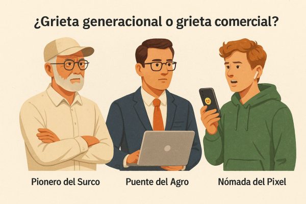 ventas agrícolas Grieta generacional o grieta comercial